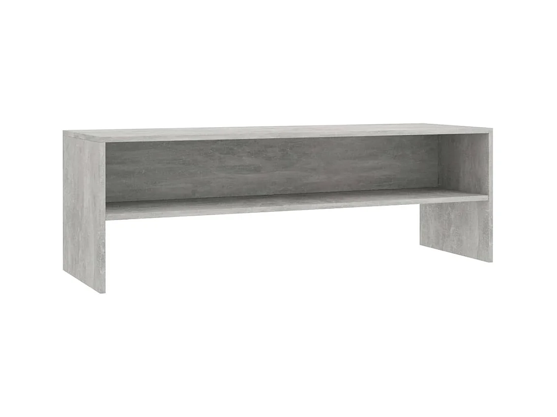 Meuble TV Gris béton 120x40x40 cm Bois d'ingénierie