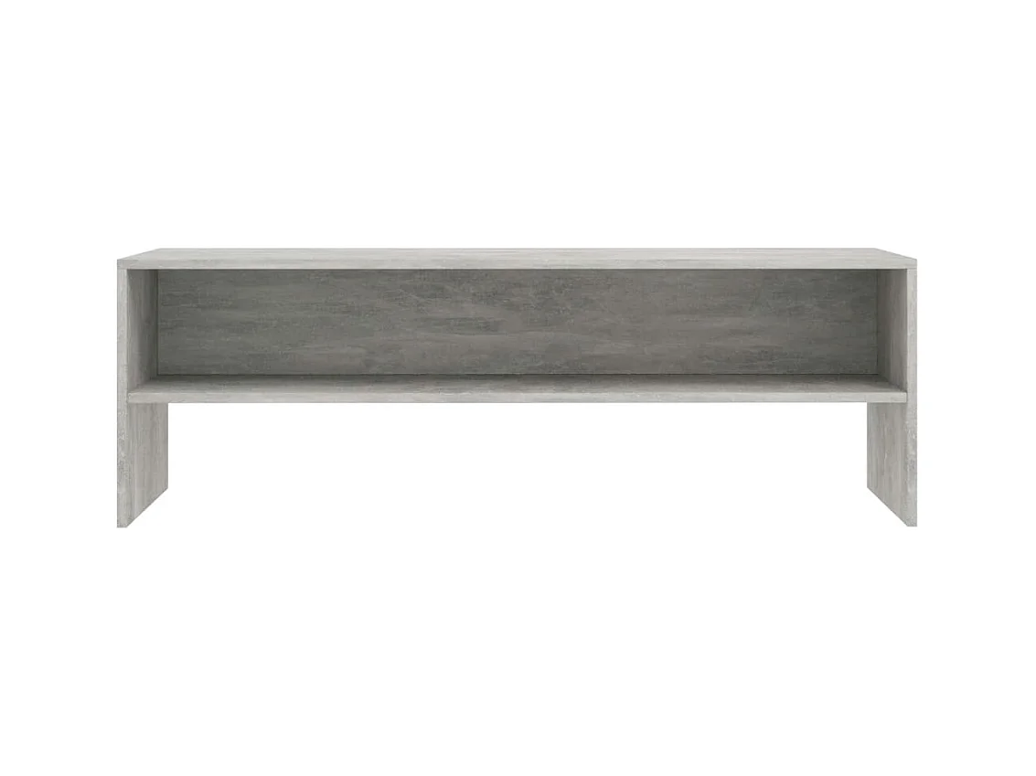 Meuble TV Gris béton 120x40x40 cm Bois d'ingénierie