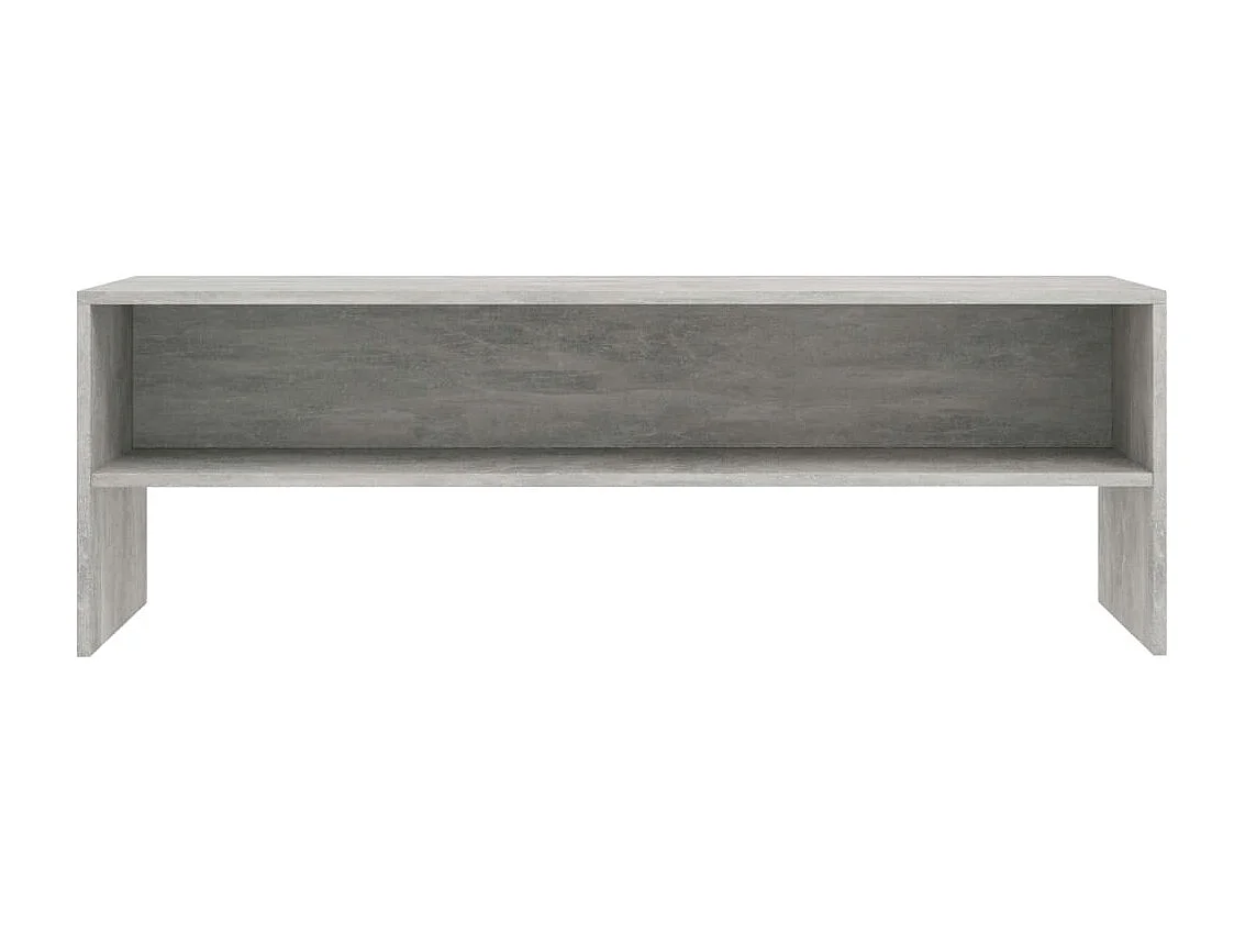Meuble TV Gris béton 120x40x40 cm Bois d'ingénierie