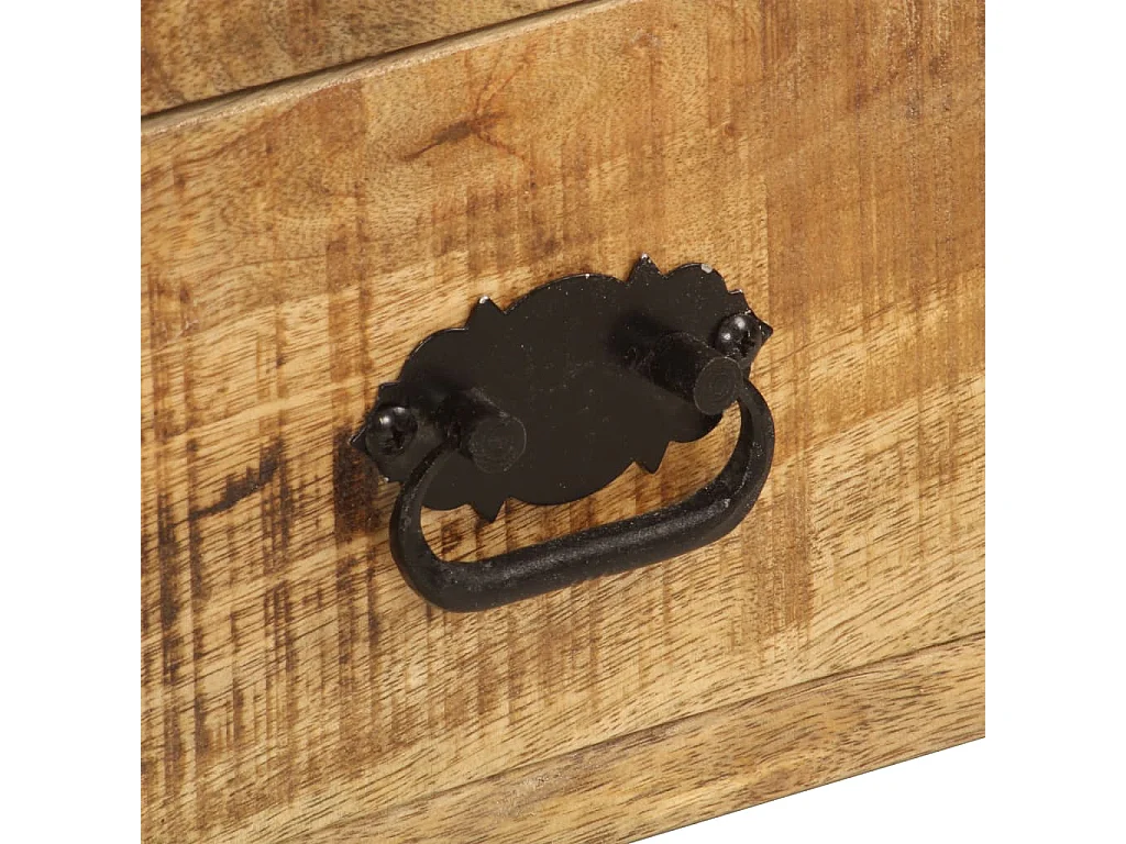 Meuble TV 120x35x45 cm Bois solide de manguier