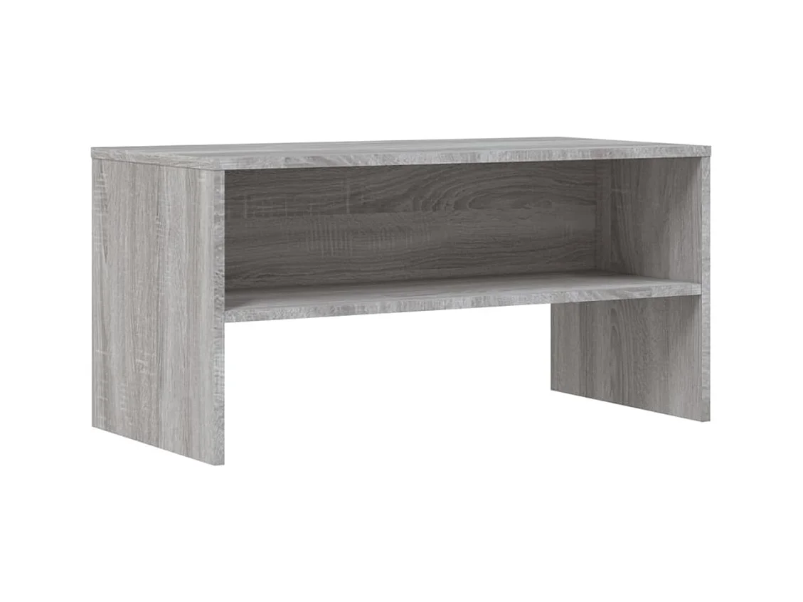 Meuble TV sonoma gris 80x40x40 cm bois d'ingénierie