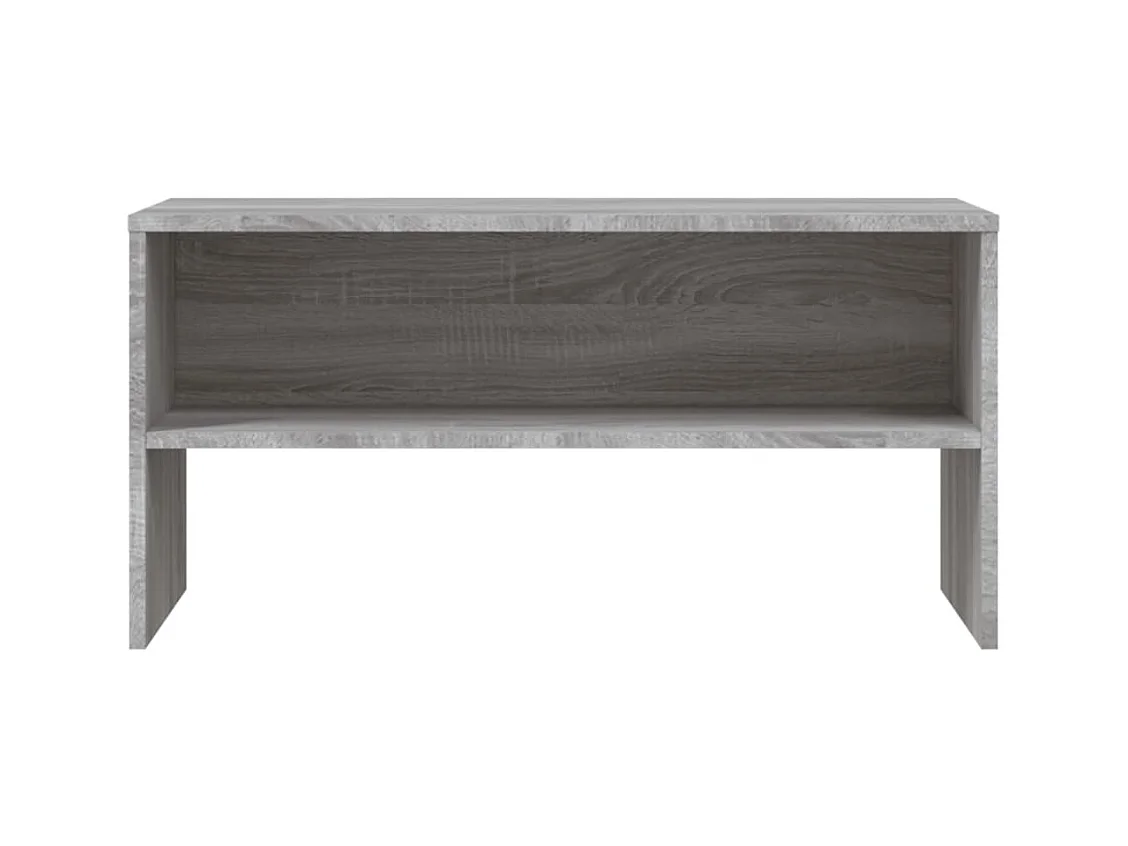Meuble TV sonoma gris 80x40x40 cm bois d'ingénierie