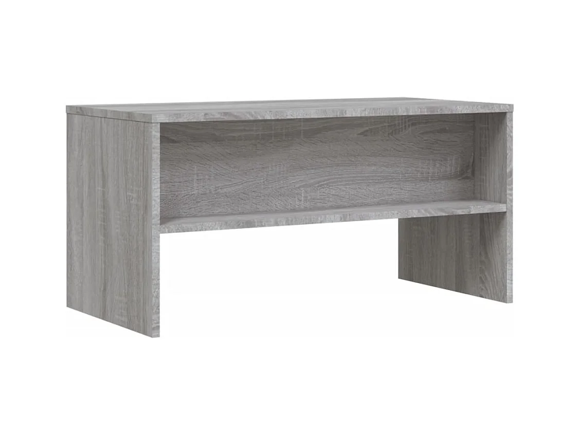 Meuble TV sonoma gris 80x40x40 cm bois d'ingénierie