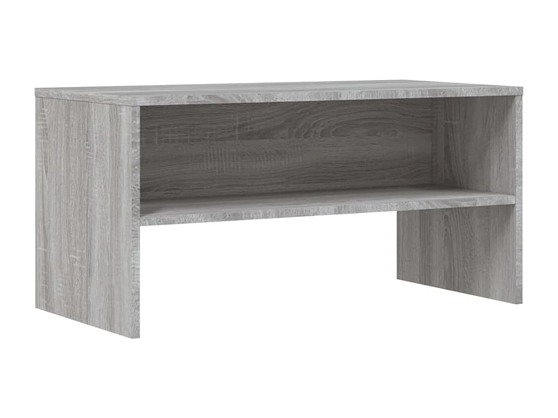Meuble TV sonoma gris 80x40x40 cm bois d'ingénierie