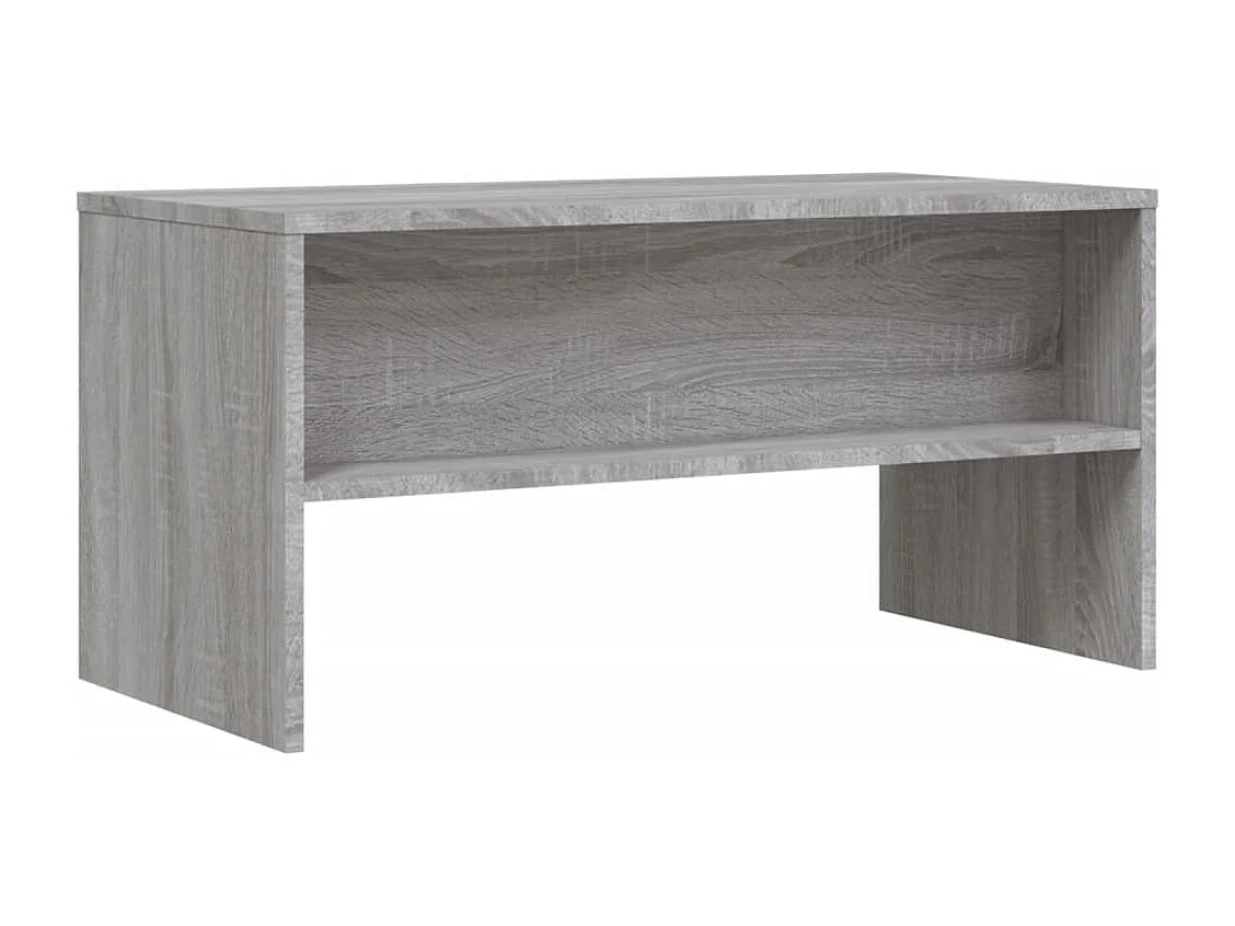 Meuble TV sonoma gris 80x40x40 cm bois d'ingénierie