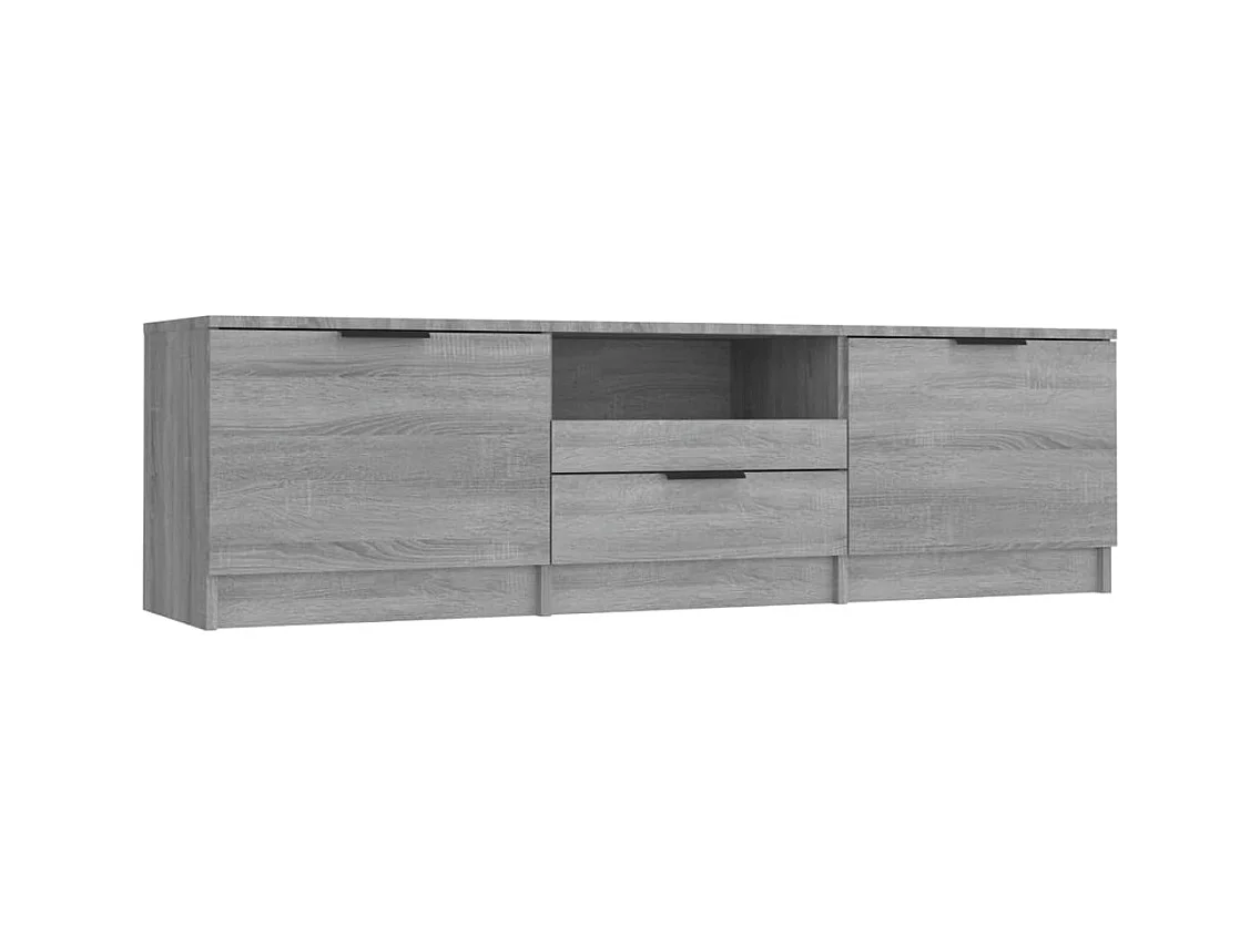Meuble TV Sonoma gris 140x35x40 cm Bois d'ingénierie