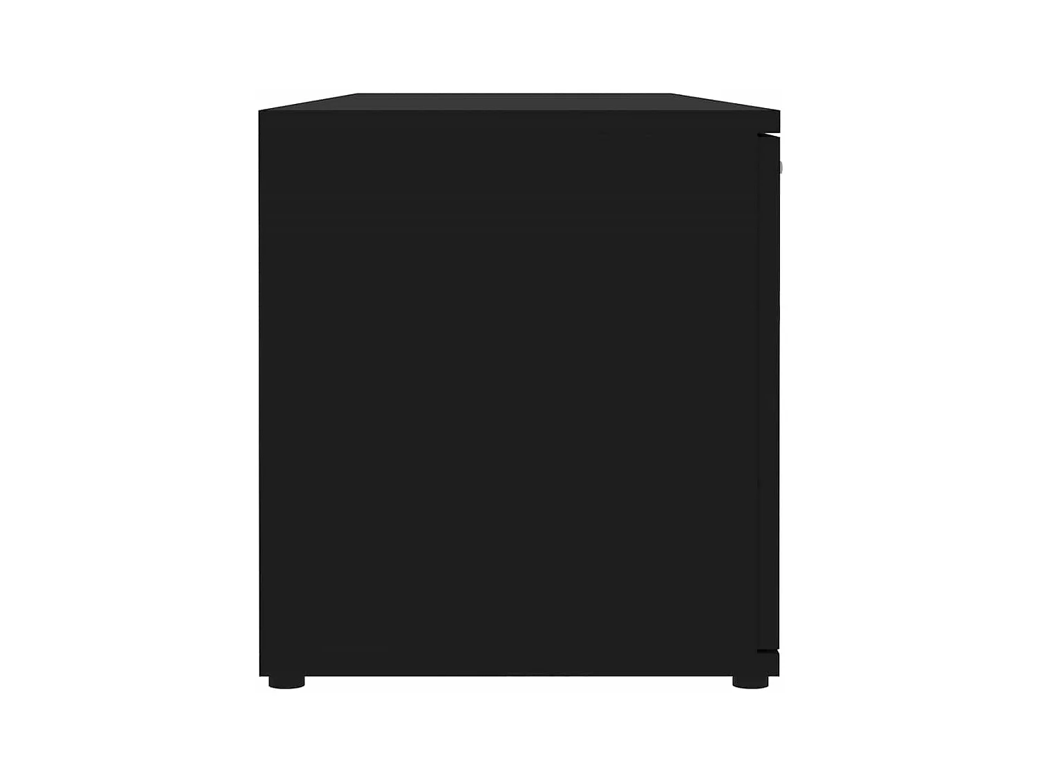 Meuble TV Noir 120x34x37 cm Bois d’ingénierie