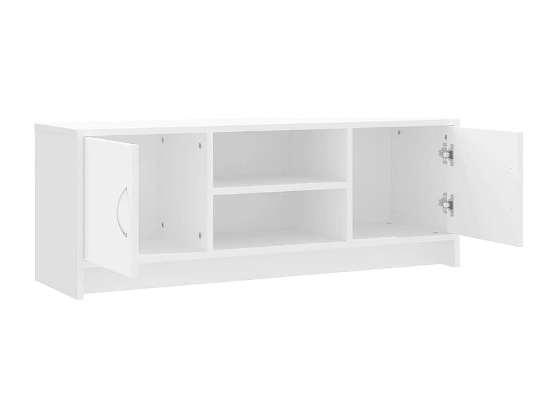 Mobile TV bianco 102x30x37,5 cm in legno ingegnerizzato