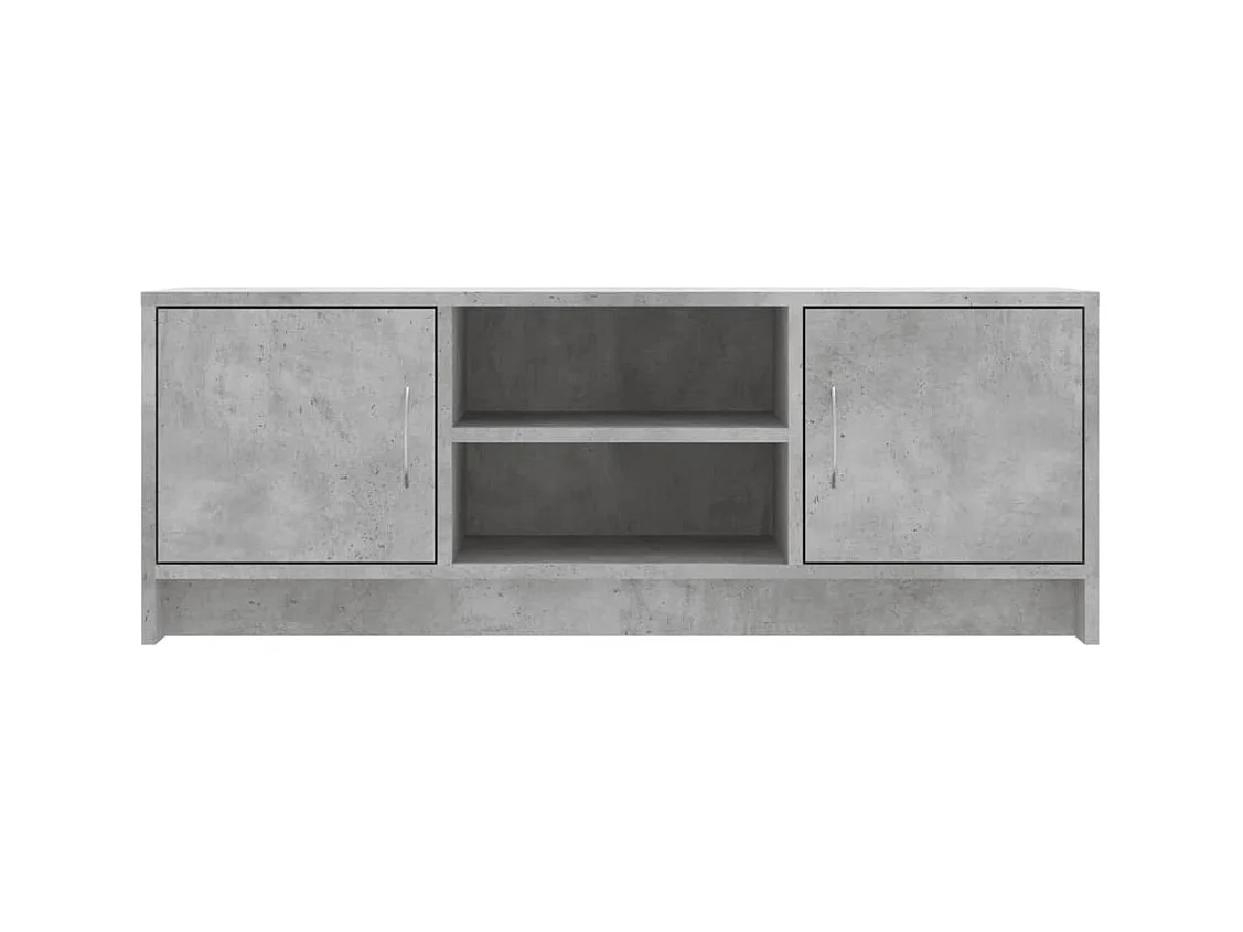 Mueble de TV gris hormigón 102x30x37,5 cm madera de ingeniería