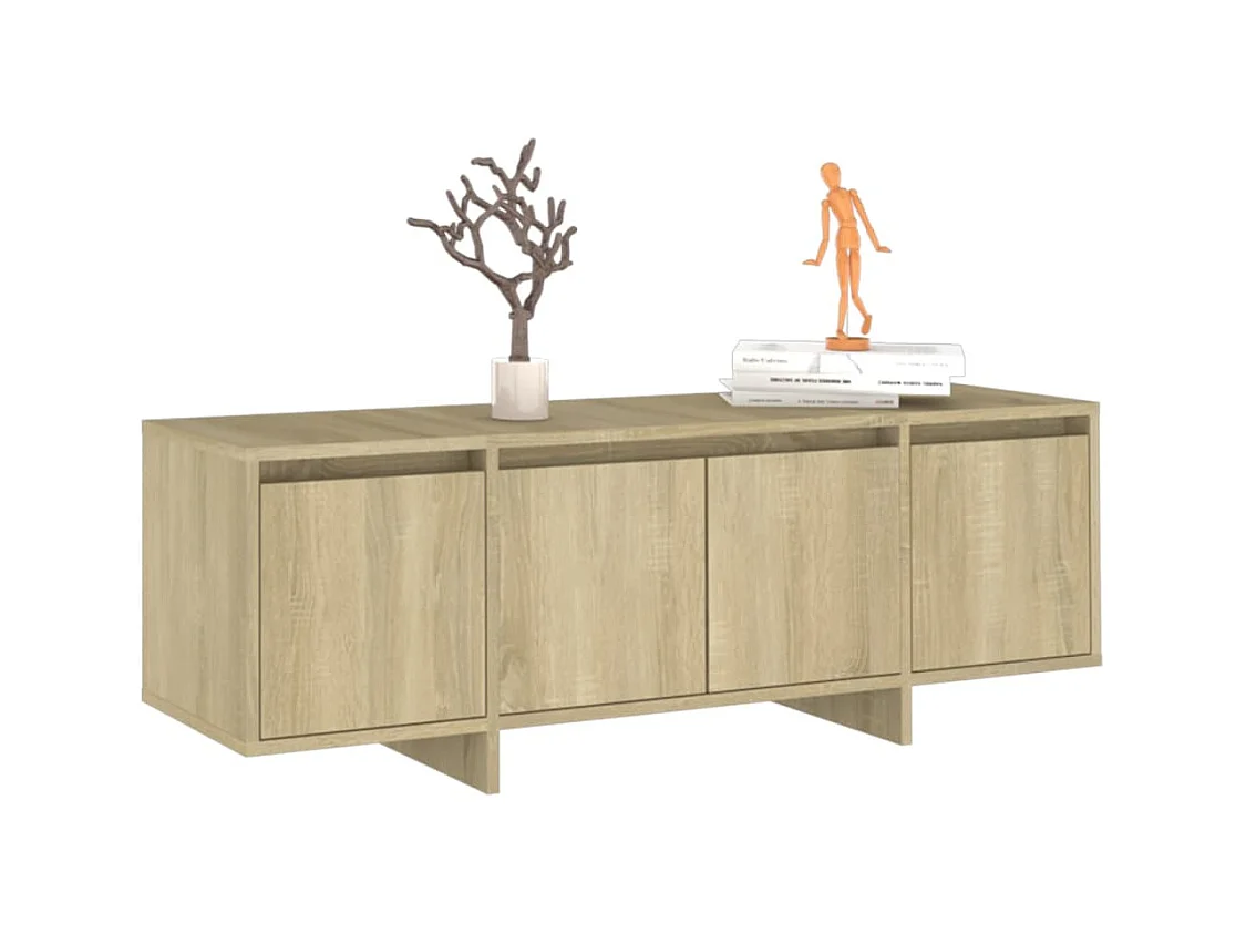 Meuble TV chêne sonoma 120x30x40,5 cm bois d'ingénierie