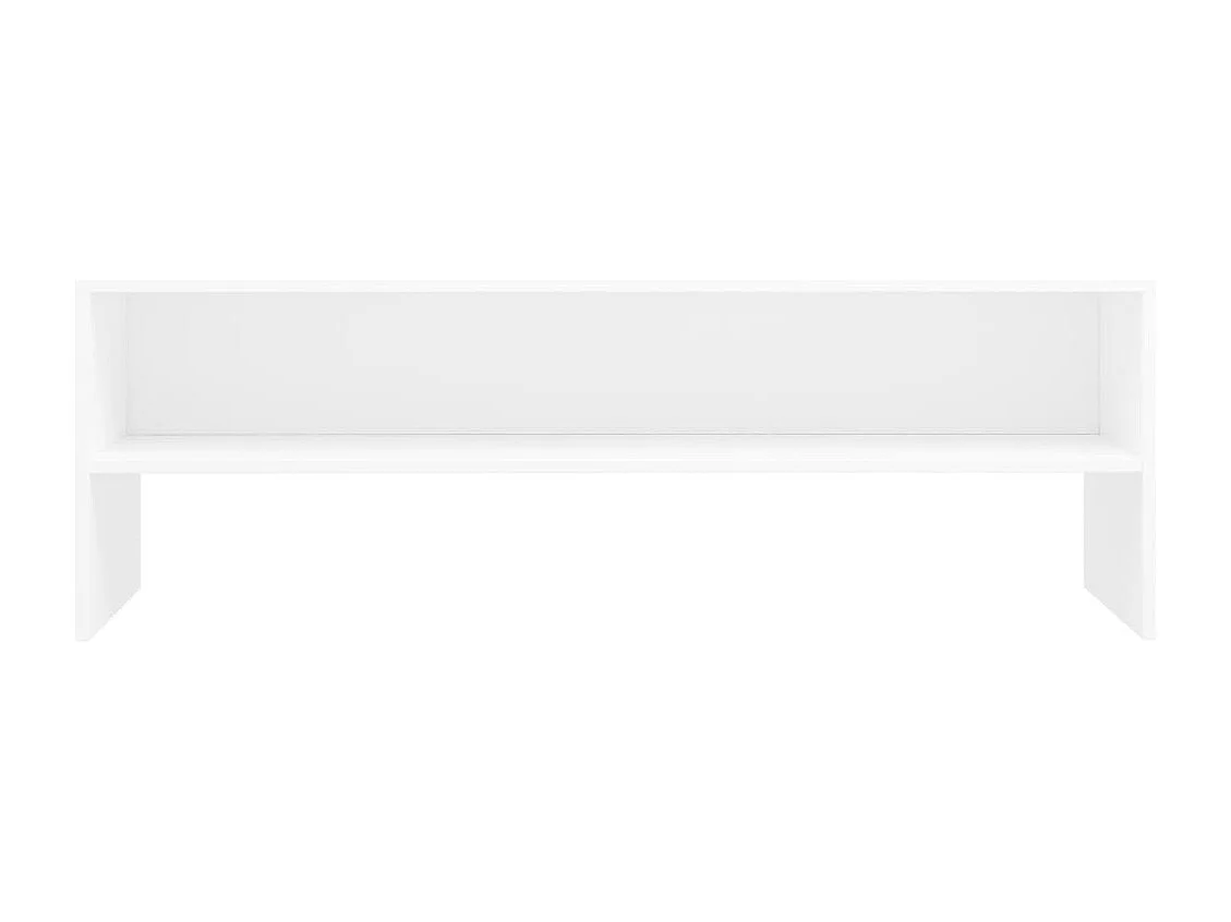 Meuble TV Blanc 120x40x40 cm Bois d'ingénierie