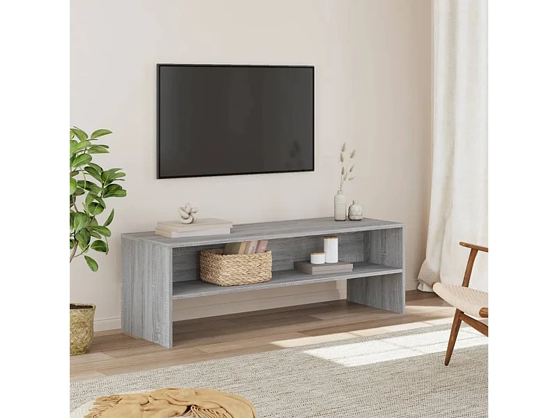 Sonoma grijs tv-meubel 120x40x40 cm bewerkt hout