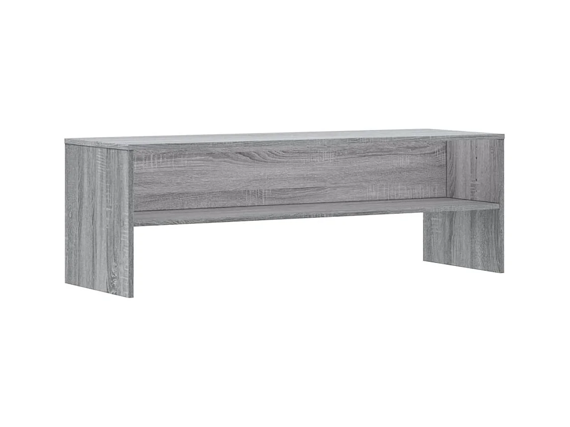 Meuble TV sonoma gris 120x40x40 cm bois d'ingénierie