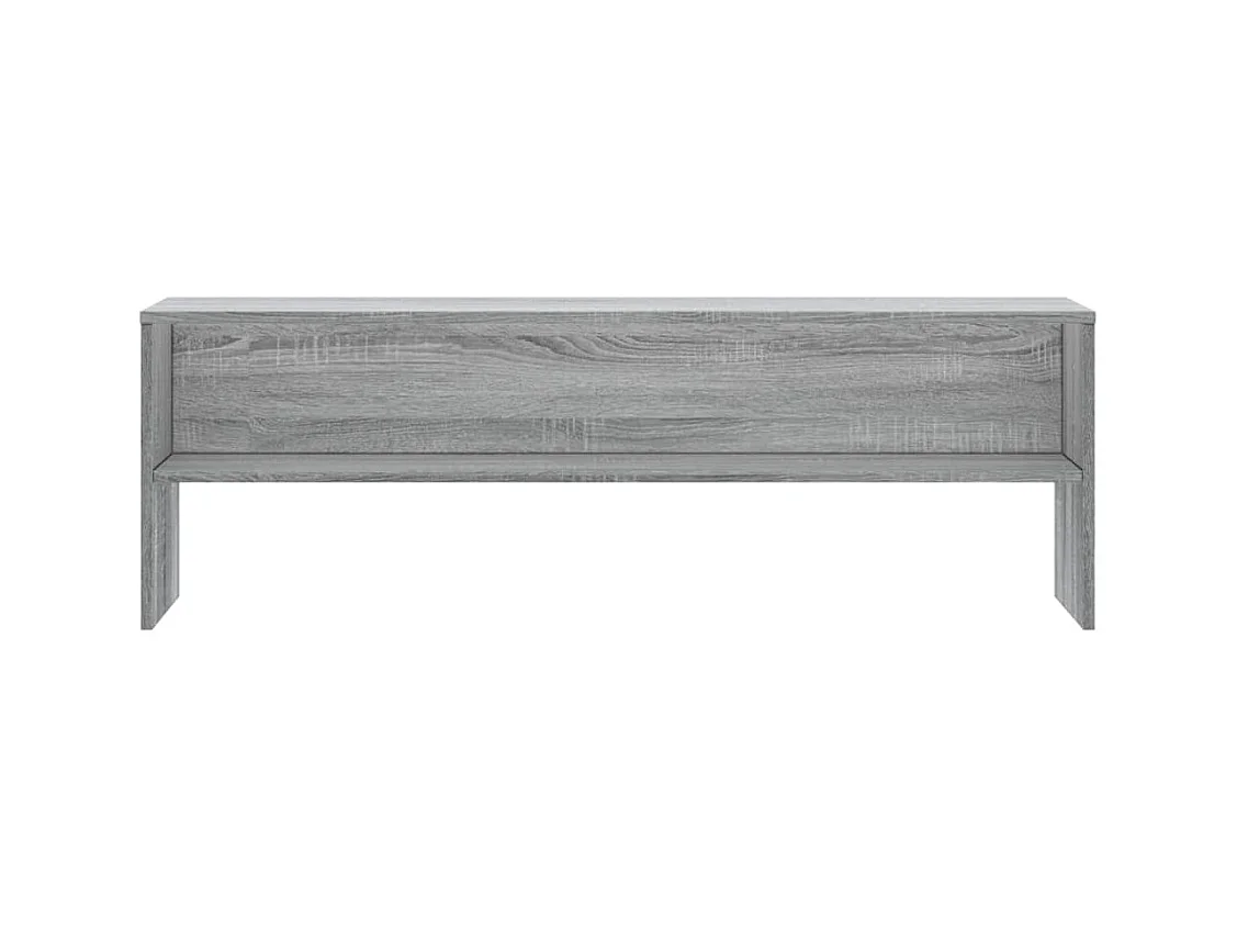 Meuble TV sonoma gris 120x40x40 cm bois d'ingénierie