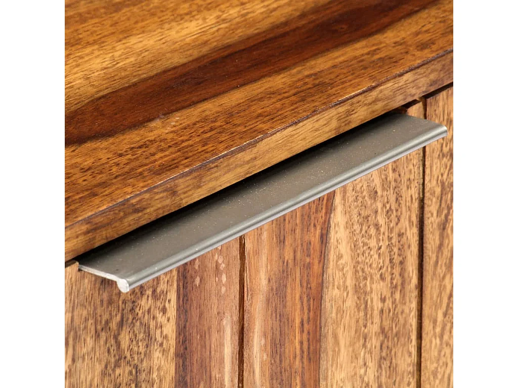 Meuble TV 140x30x40 cm Bois massif