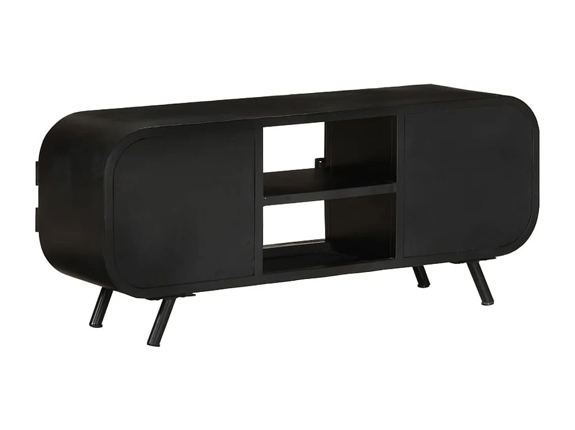 Meuble TV 110x30x45 cm Bois de récupération massif