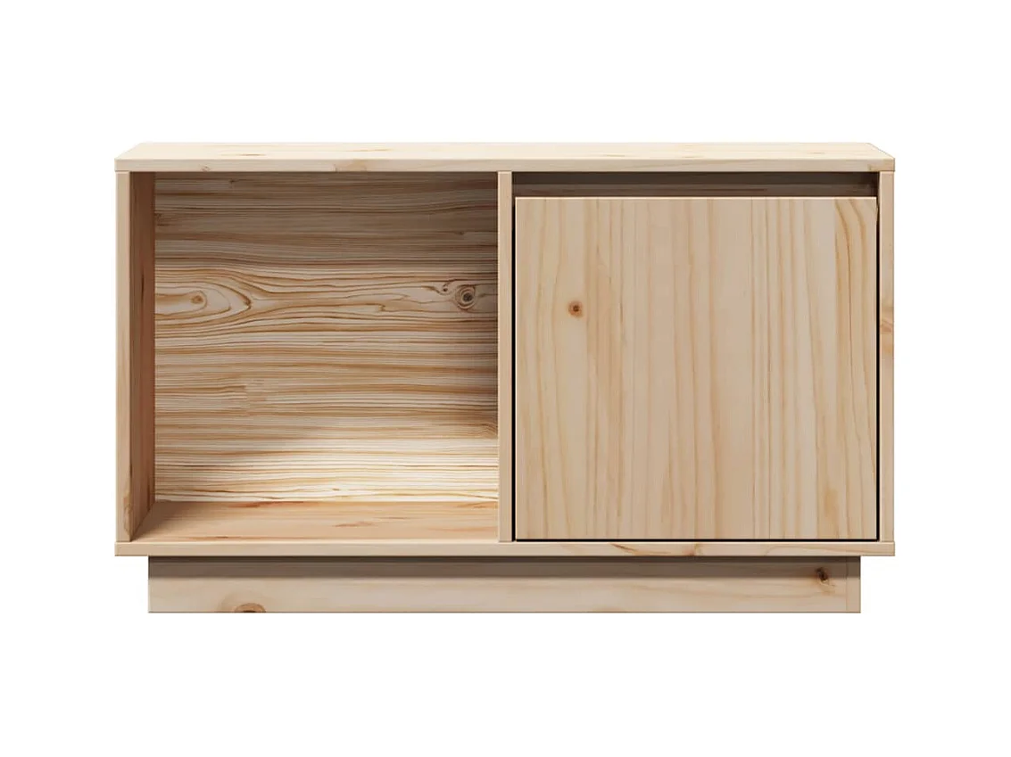 Meuble TV 74x35x44 cm Bois de pin massif