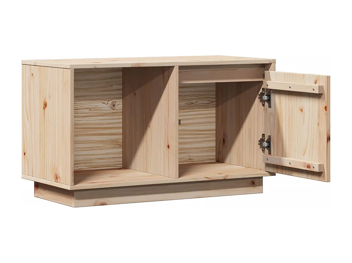 Mobile porta TV 74x35x44 cm Legno massello di pino