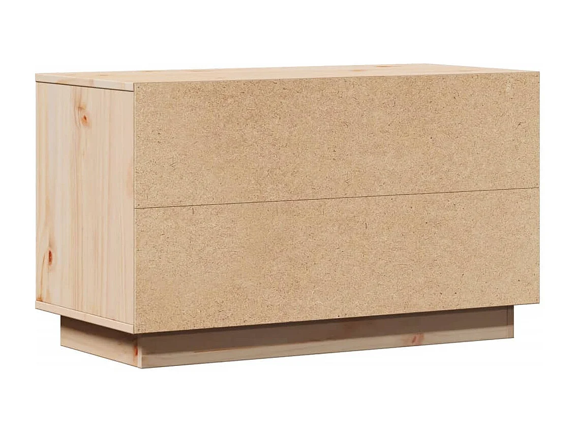 Mobile porta TV 74x35x44 cm Legno massello di pino