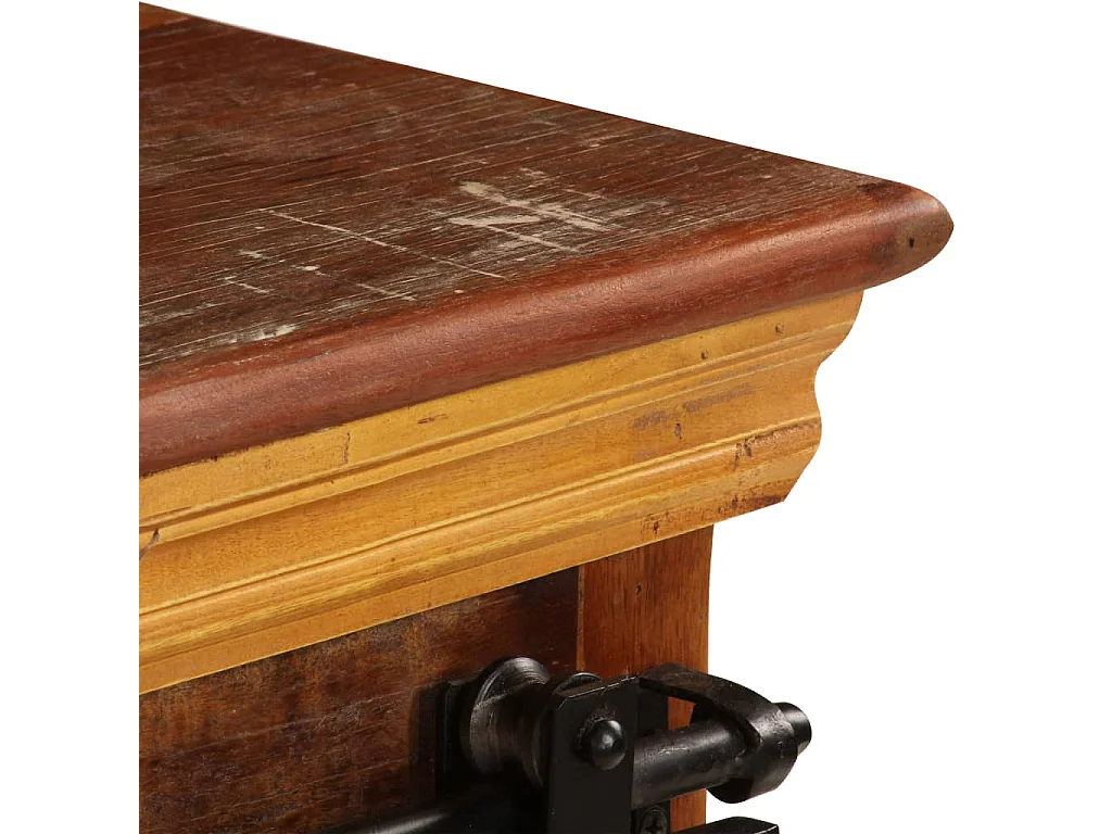 Meuble TV 110 x 30 x 45 cm Bois de récupération massif