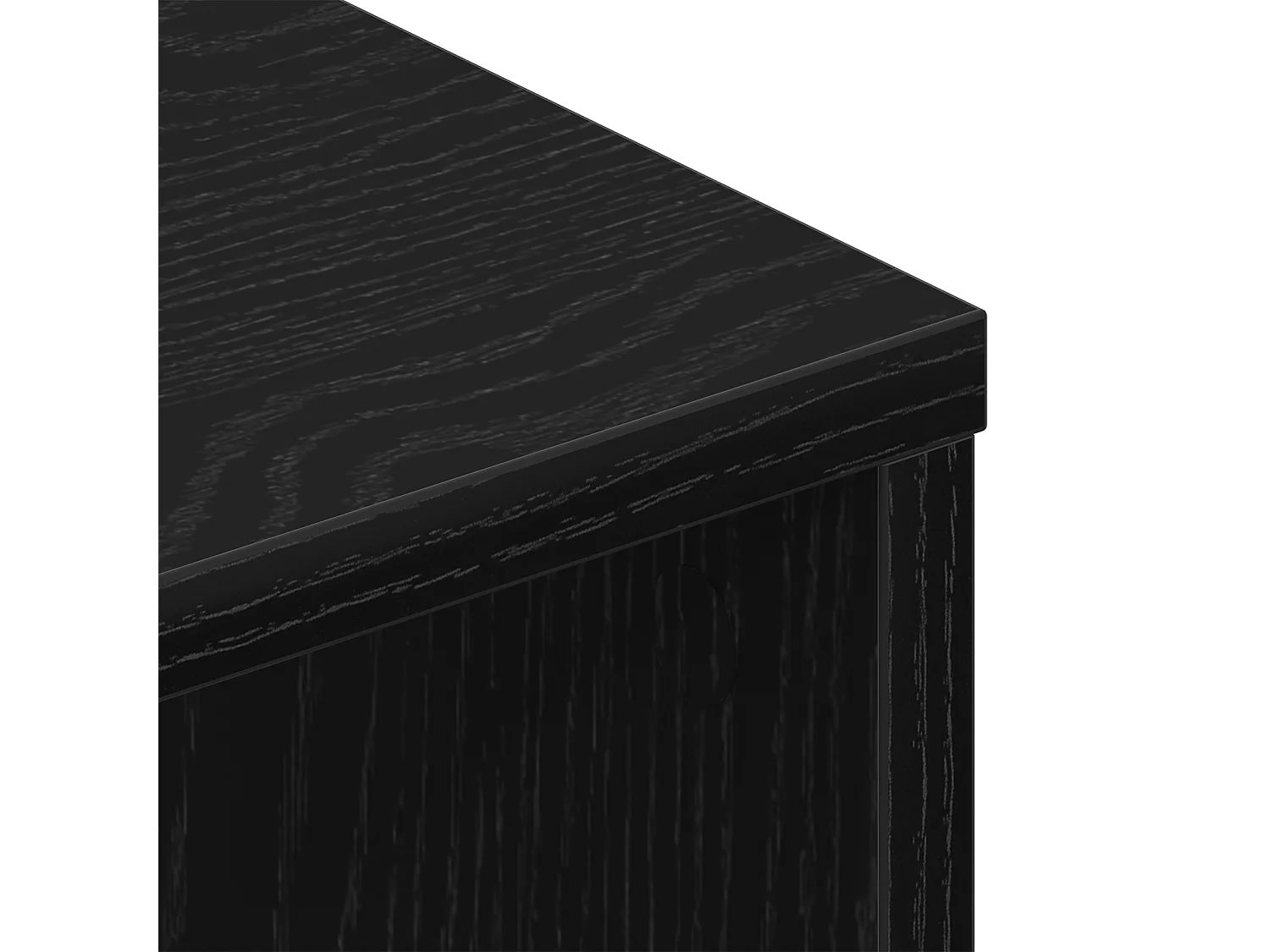 Armoires murales (ensemble de 2) - Chêne noir, 80x30x30 cm, en bois d'ingénierie