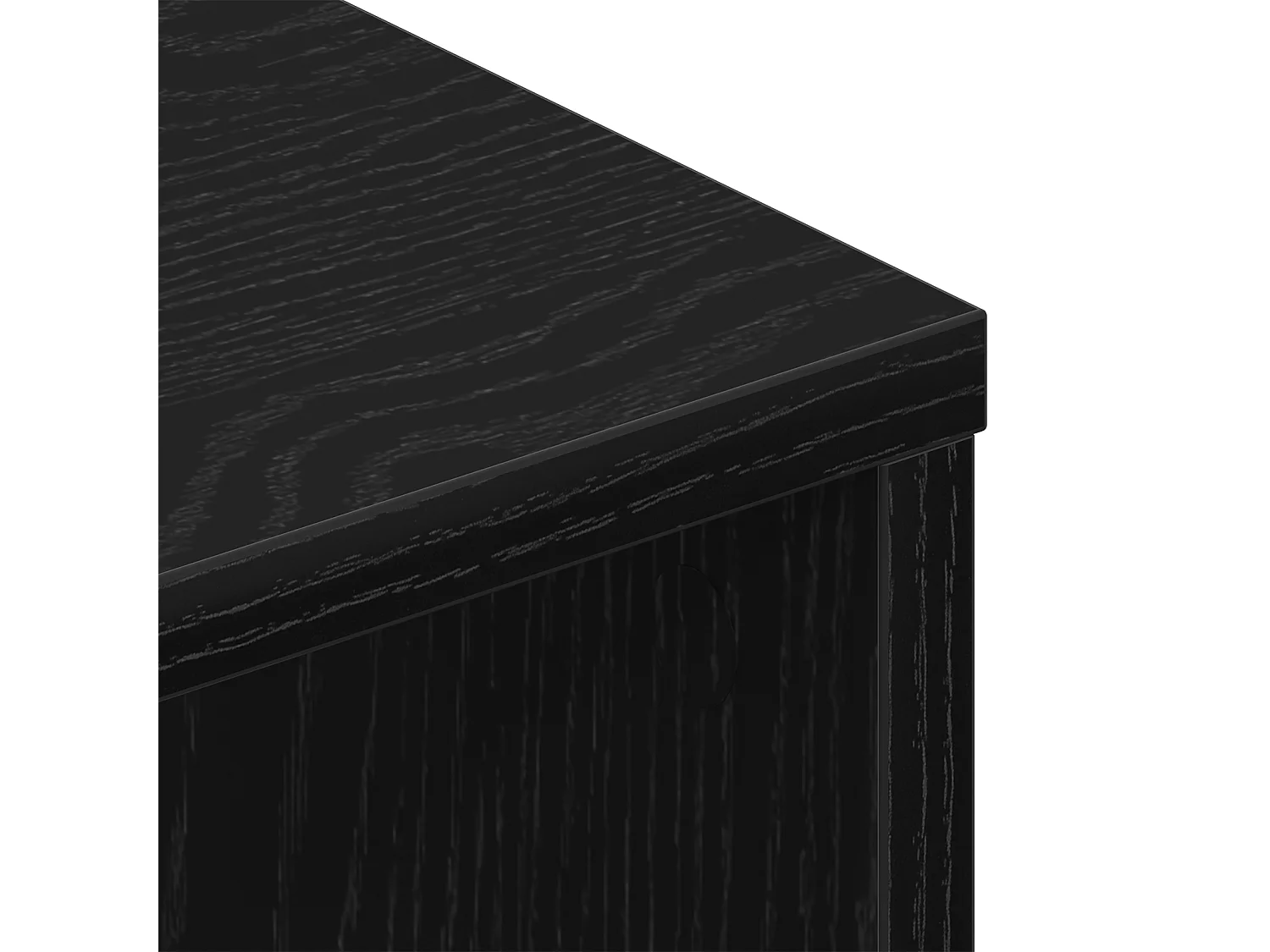 Armoires murales (ensemble de 2) - Chêne noir, 80x30x30 cm, en bois d'ingénierie