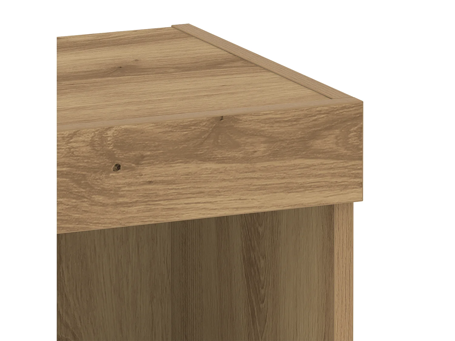 Armoire murale avec lumières LED Chêne artisanal 40x30x30 cm