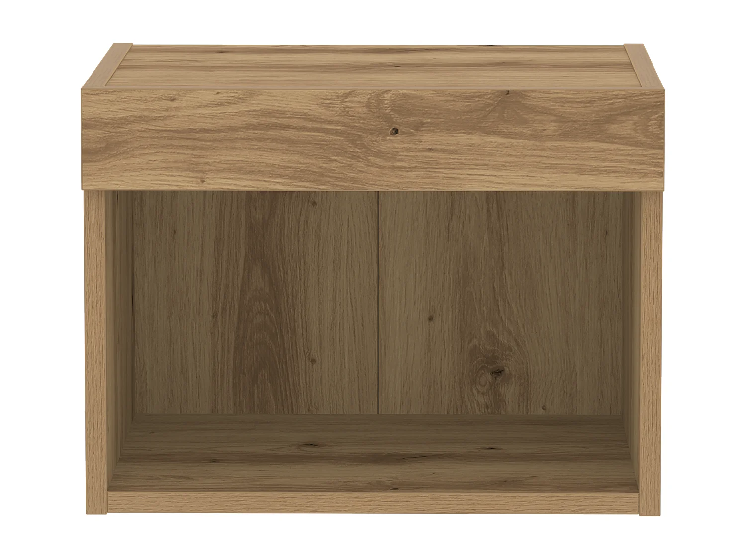 Armoire murale avec lumières LED Chêne artisanal 40x30x30 cm