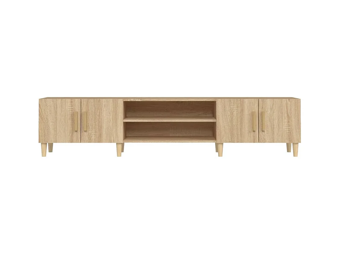 Meubles TV chêne sonoma 180x31,5x40 cm bois d'ingénierie