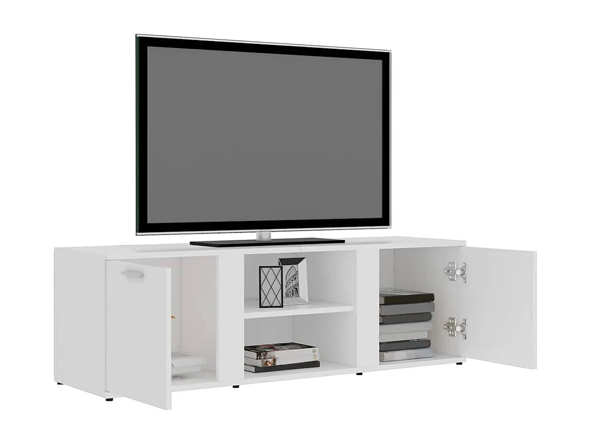 Mobile TV bianco 120x34x37 cm Legno ingegnerizzato