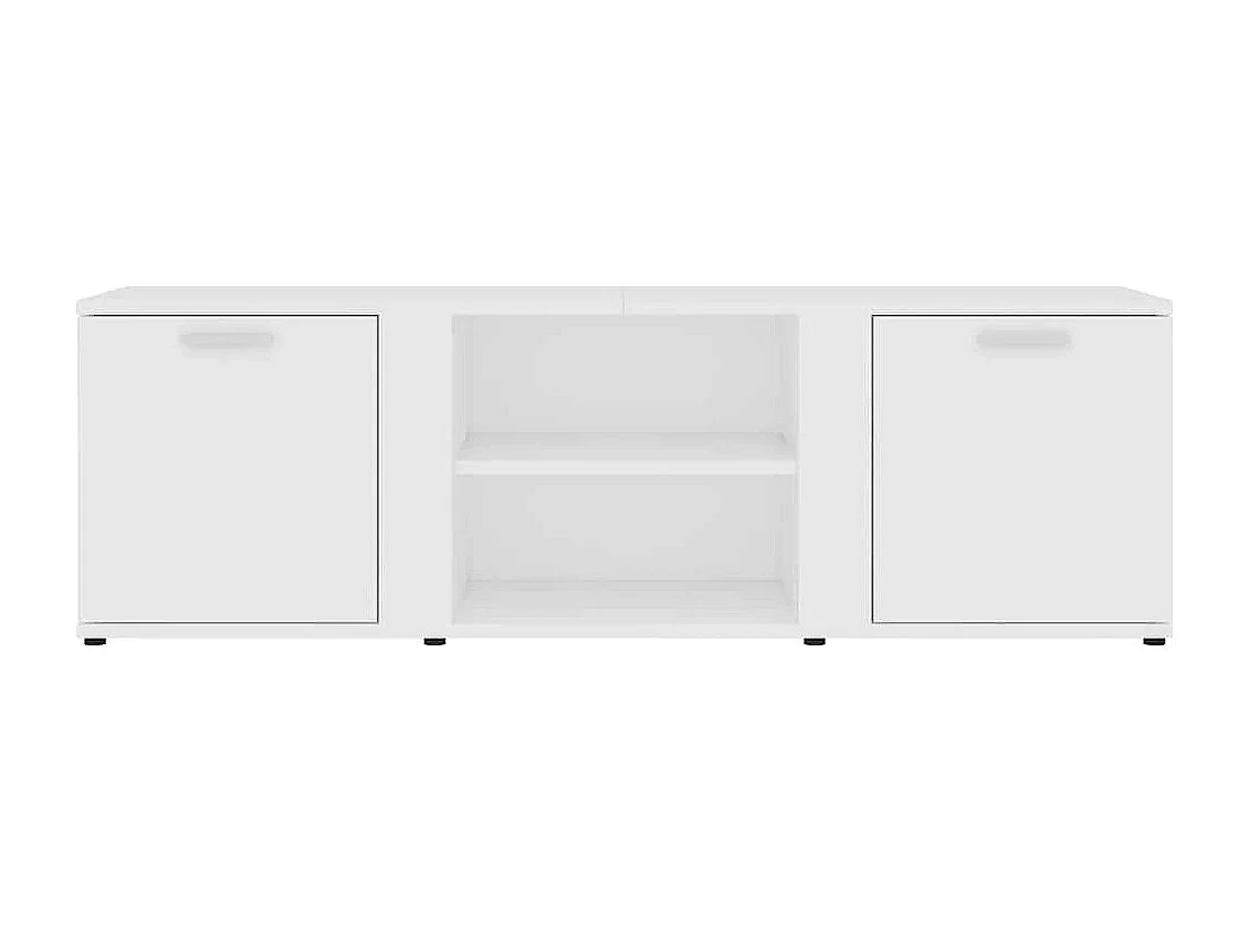 Mobile TV bianco 120x34x37 cm Legno ingegnerizzato