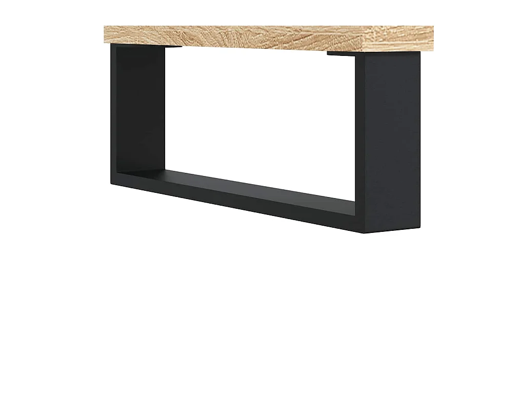 Meuble TV chêne sonoma 150x30x44,5 cm bois d'ingénierie