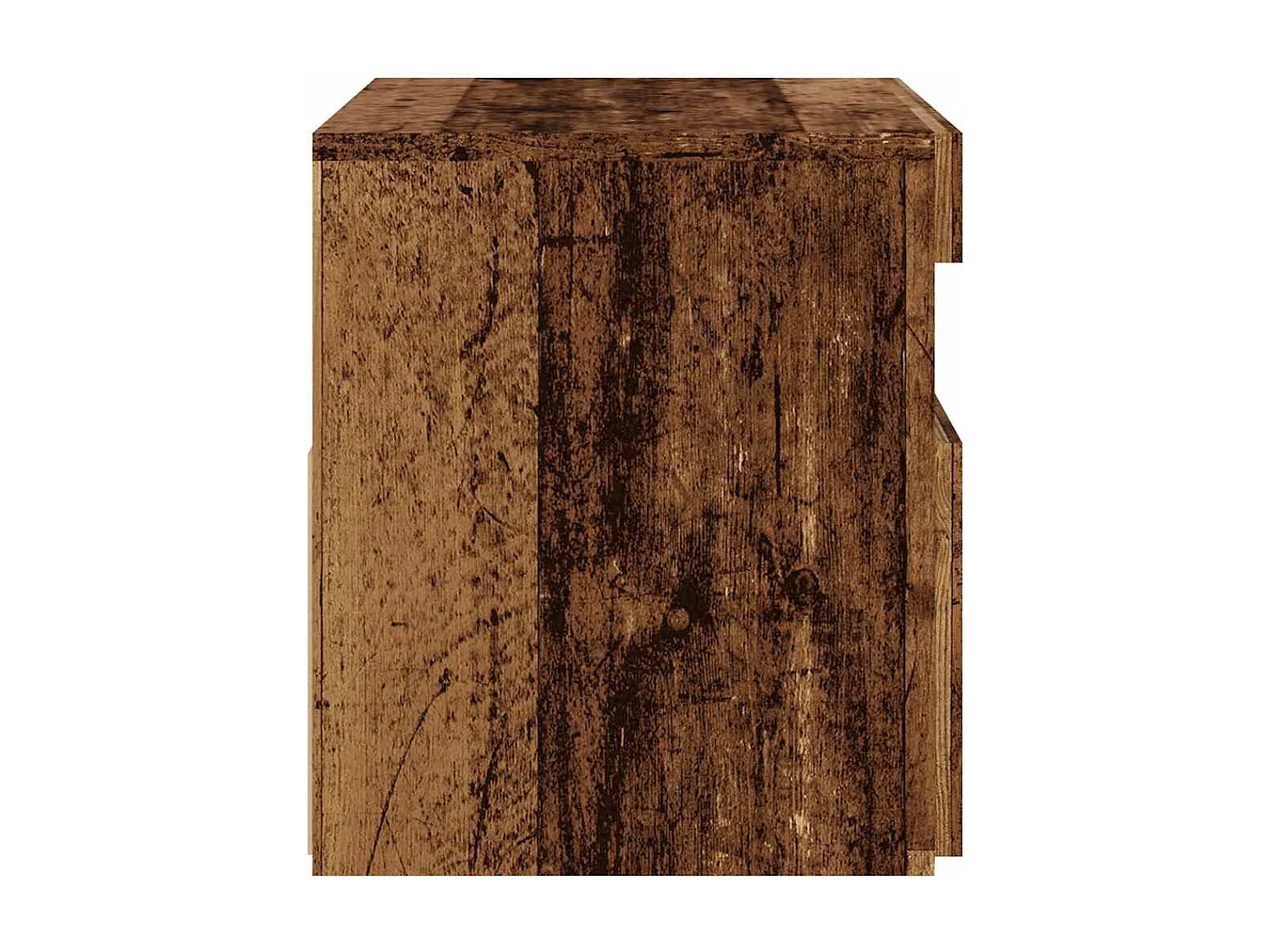 Mobile porta TV con luci a LED in legno vecchio, legno ingegnerizzato