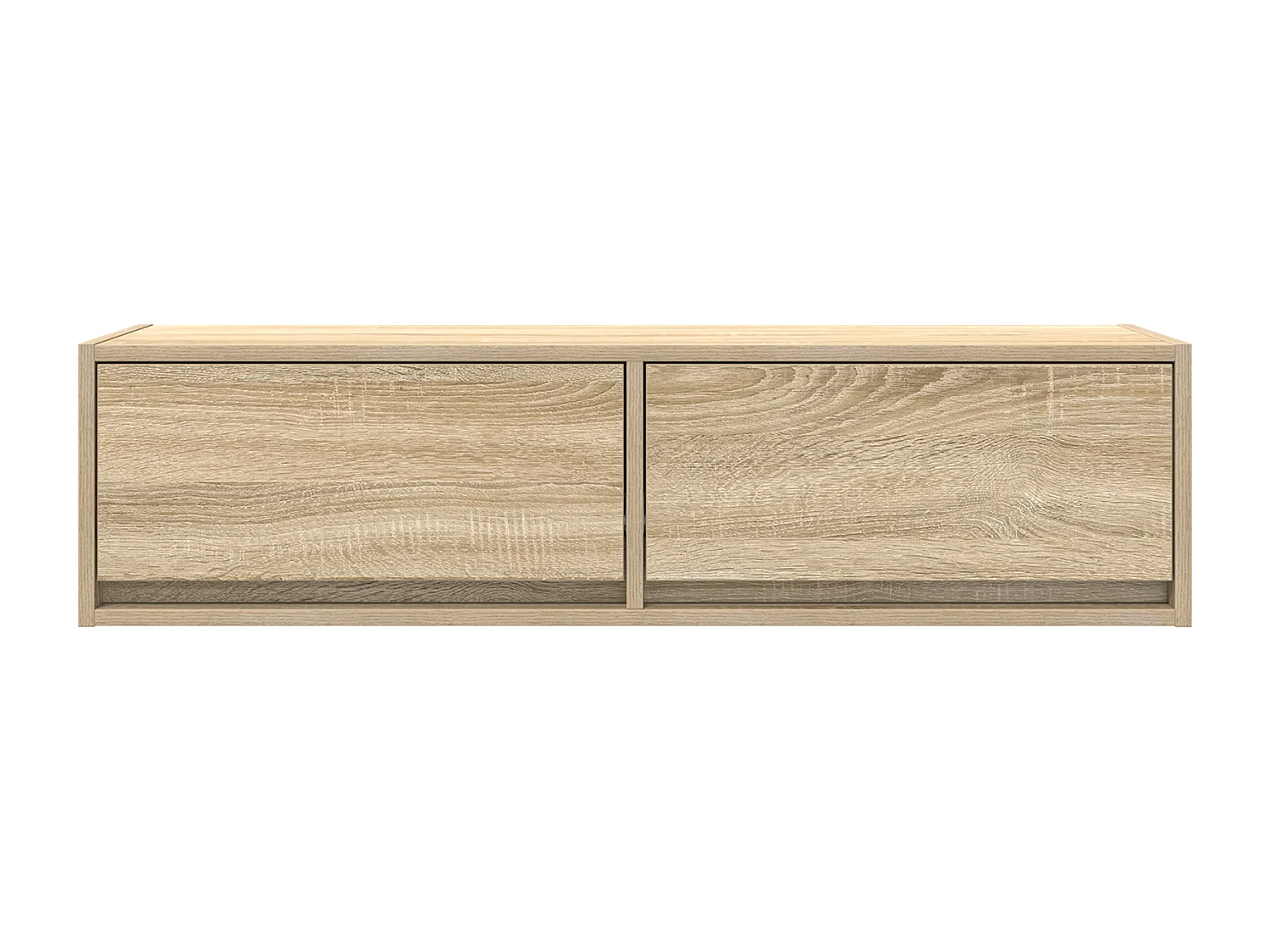 Meuble TV Chêne Sonoma 100x31x25,5 cm en bois d'ingénierie