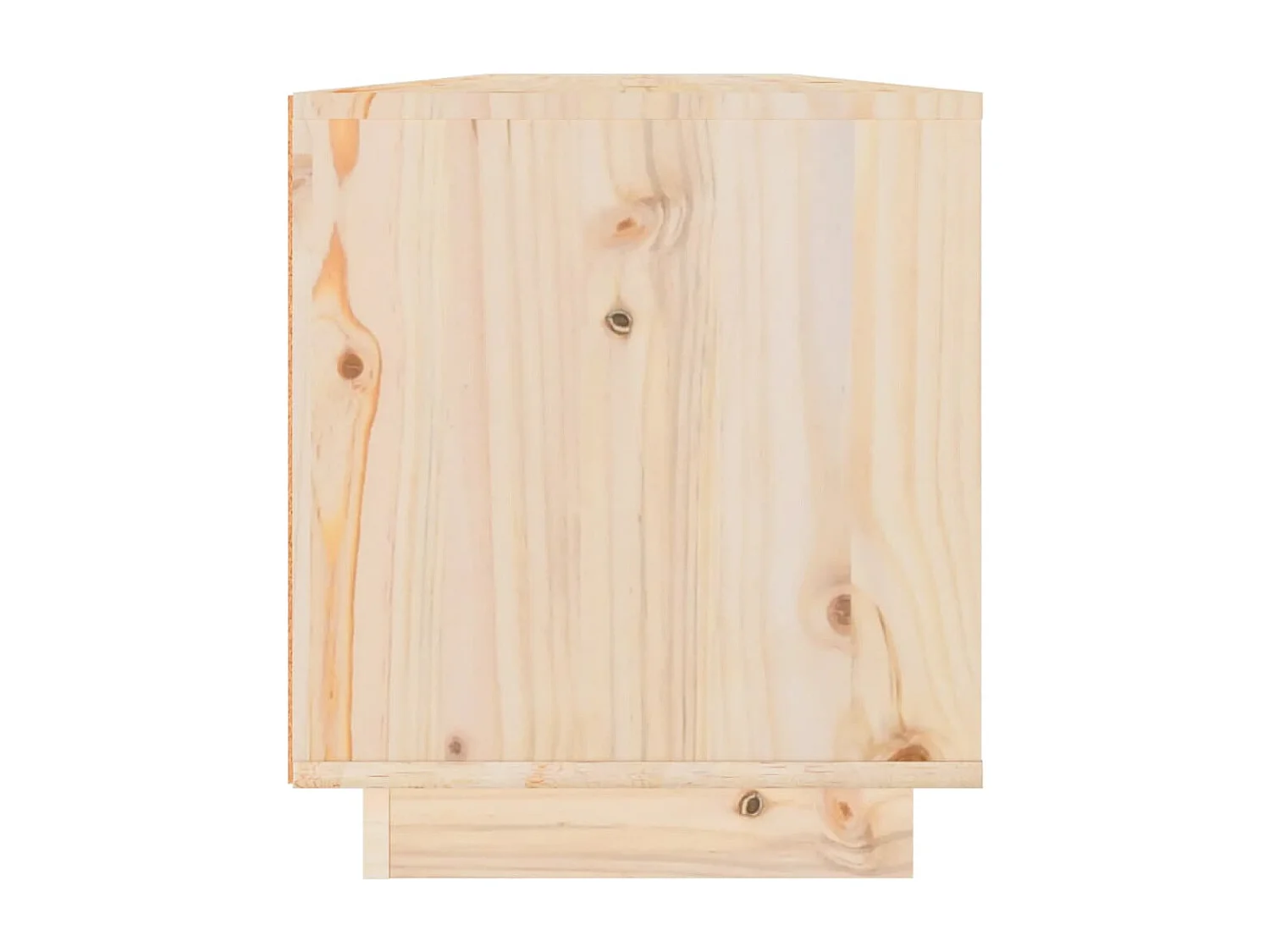 TV-Schrank 110x34x40 cm Massivholz Kiefer