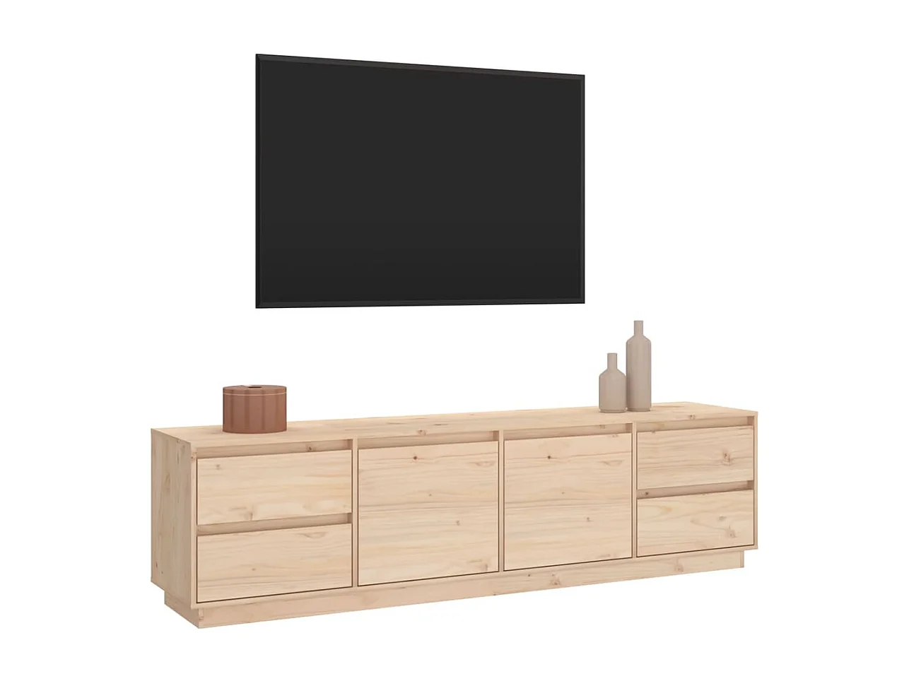 Meuble TV 176x37x47,5 cm Bois de pin massif