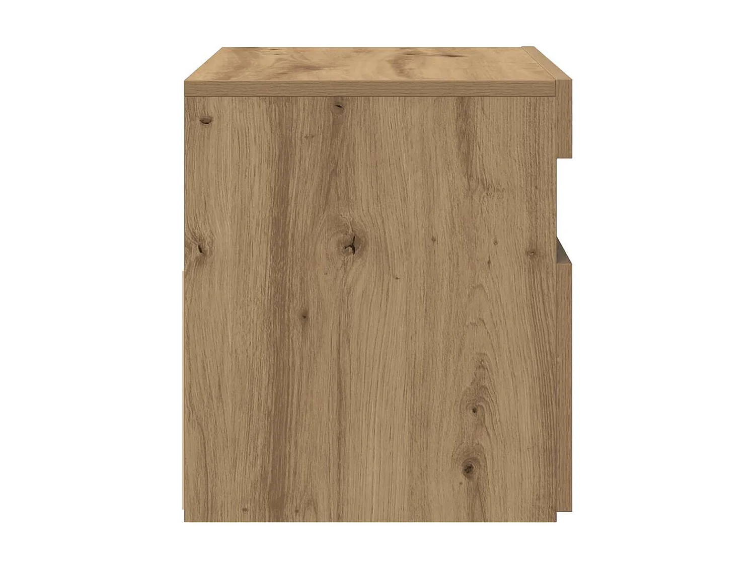 Mobile porta TV con luci a LED in rovere lavorato a mano