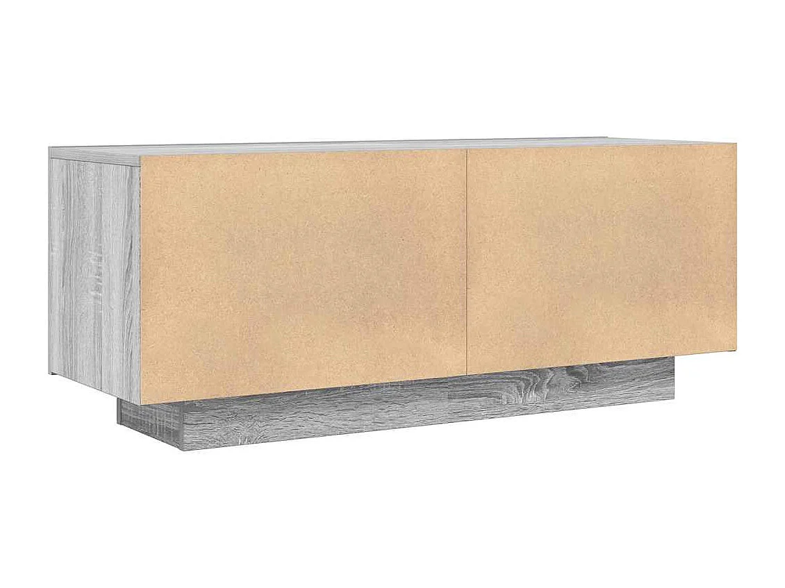 Meuble TV Sonoma gris 100x35x40 cm Bois d'ingénierie