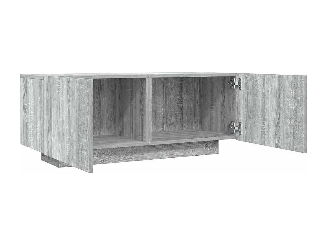 Meuble TV Sonoma gris 100x35x40 cm Bois d'ingénierie