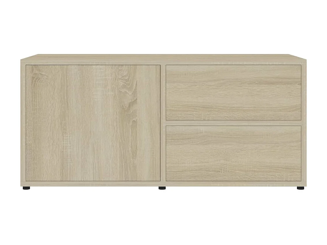 Meuble TV Chêne sonoma 80x34x36 cm Bois d'ingénierie