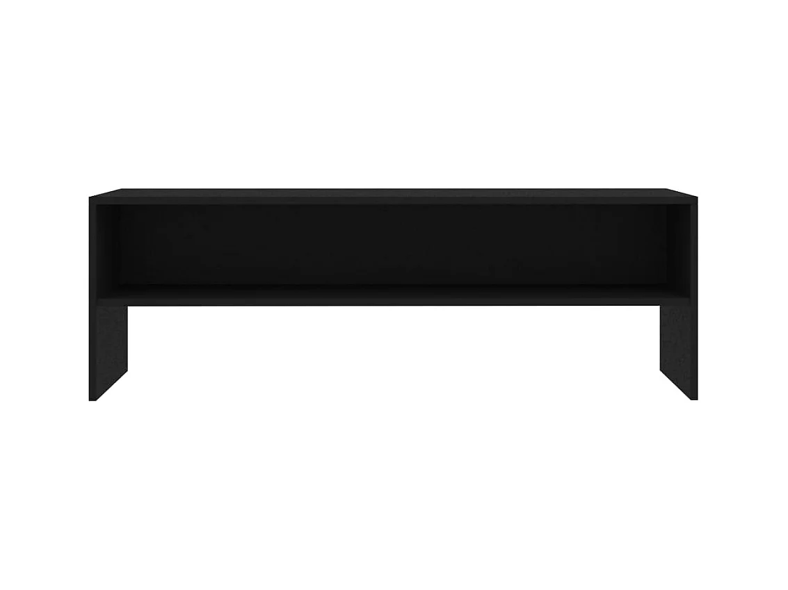 Meuble TV Noir 120x40x40 cm Bois d'ingénierie