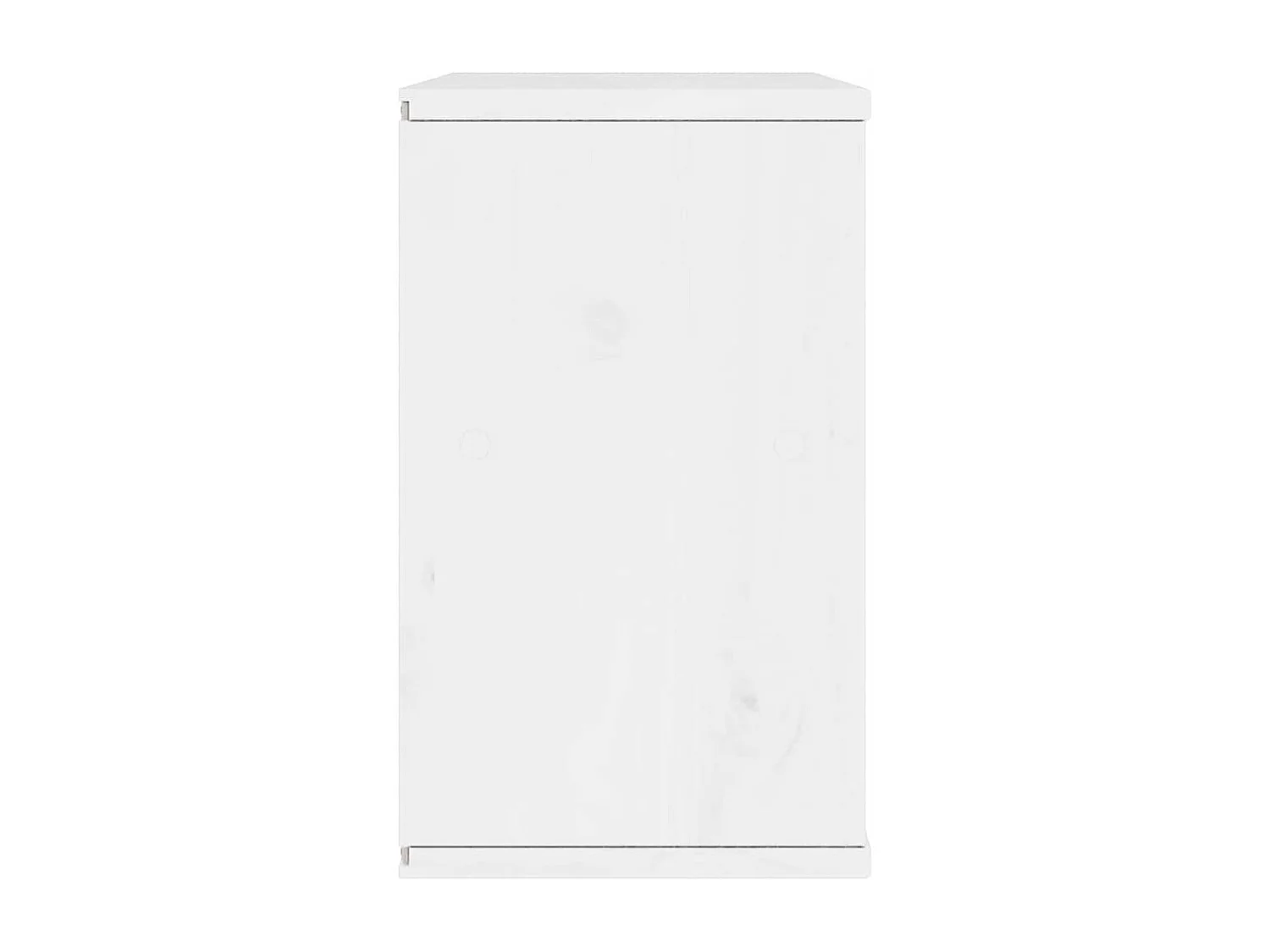 Meuble TV avec tiroir  blanc 79x24x40 cm bois massif pin