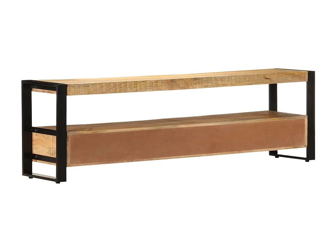 Meuble TV 150x30x45 cm Bois solide de manguier
