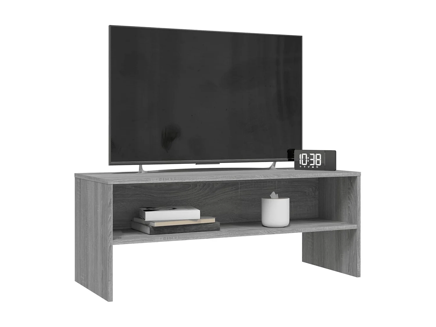 Mobile TV Sonoma Grey 100x40x40 cm in legno ingegnerizzato