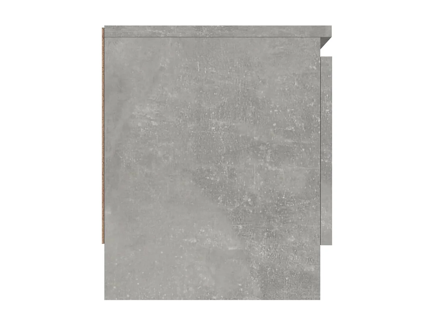 Meuble TV avec porte Gris béton 102x30x36 cm