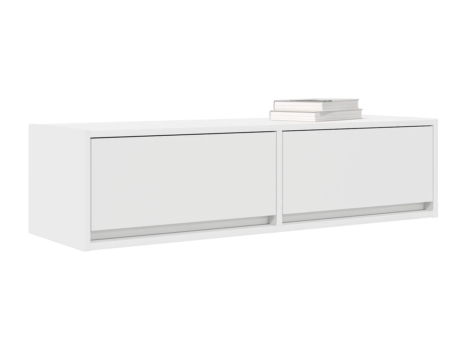 Mobile TV bianco 100x31x25,5 cm in legno ingegnerizzato