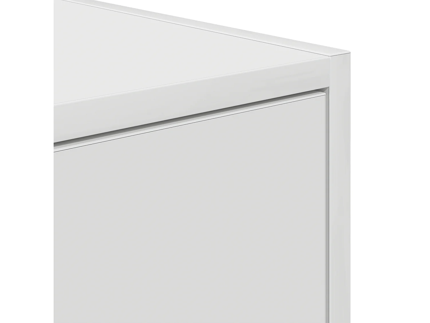 Mobile TV bianco 100x31x25,5 cm in legno ingegnerizzato