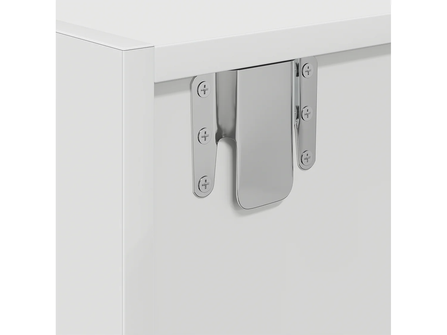 Mobile TV bianco 100x31x25,5 cm in legno ingegnerizzato