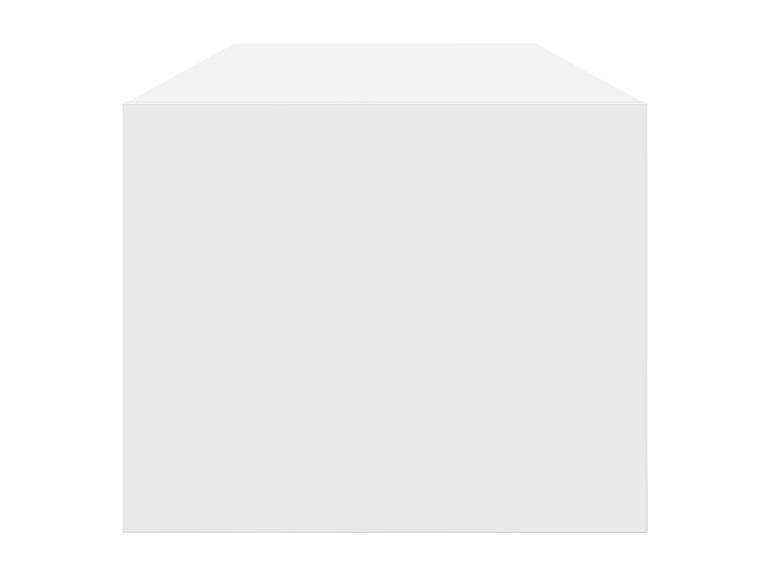 Meuble TV Blanc 100x31x25,5 cm en Bois d'ingénierie