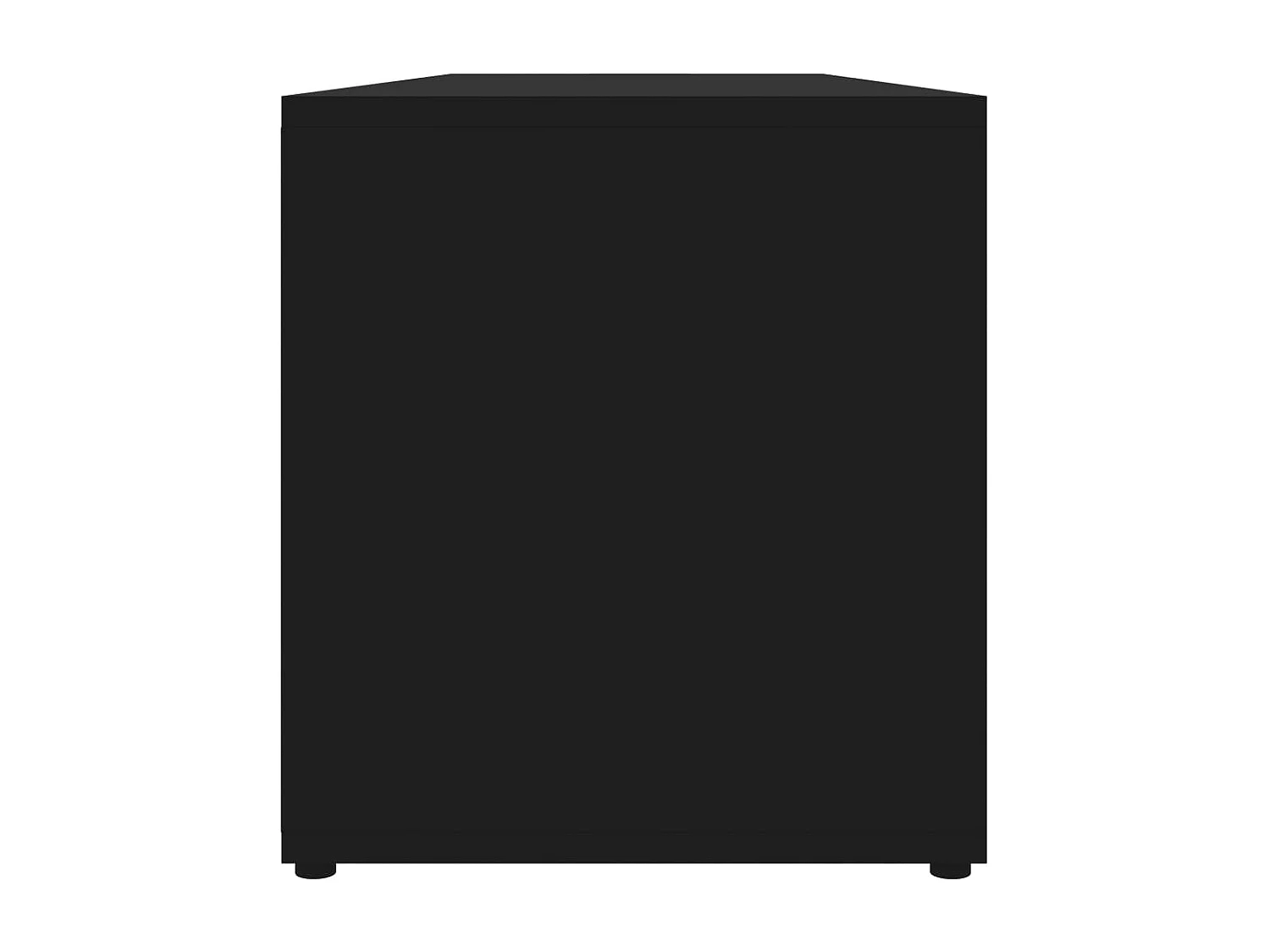 Meuble TV Noir 120x34x37 cm Bois d’ingénierie